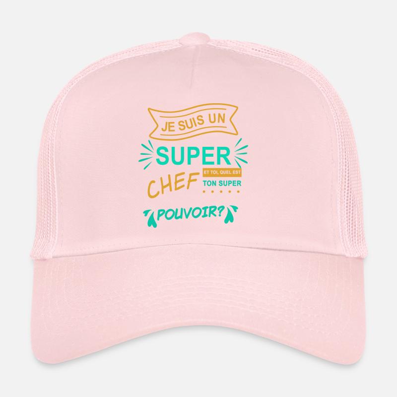 je suis un super chef Casquette trucker 