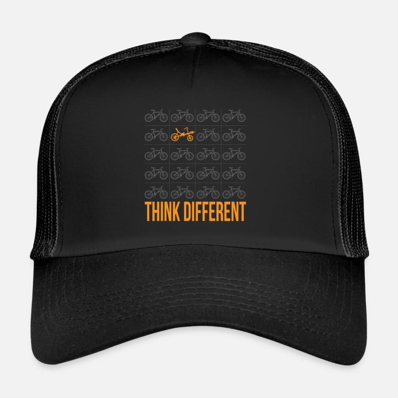 Liegerad - Trucker Cap - Schwarz/Schwarz