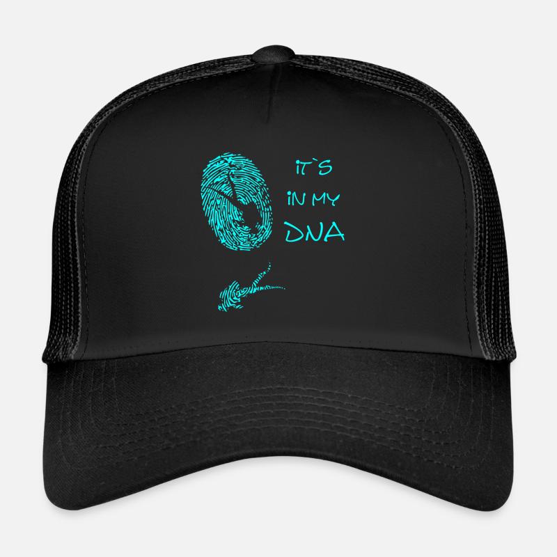 Diving its in my DNA - Trucker Cap - Schwarz/Schwarz