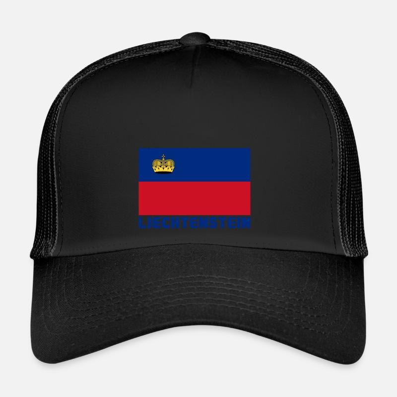 Liechtenstein - Trucker Cap - Schwarz/Schwarz