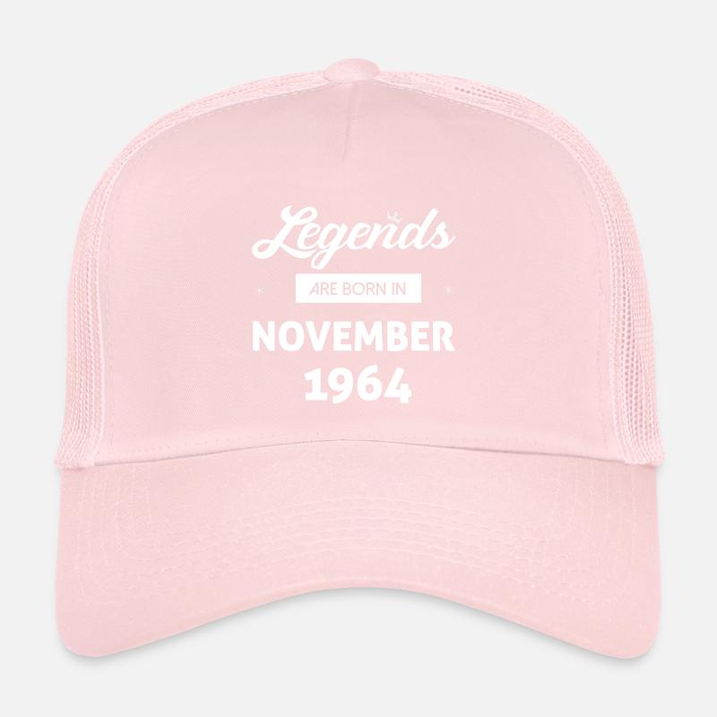 LEGENDS ARE BORN IN NOVEMBER 1964 Casquette trucker 