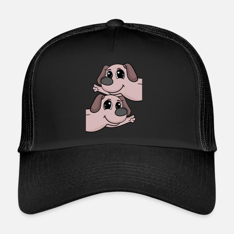 Hund hunde - Trucker Cap - Schwarz/Schwarz