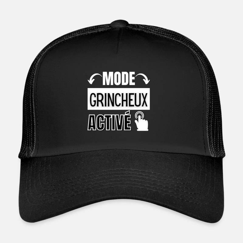 mode grincheux Casquette trucker 