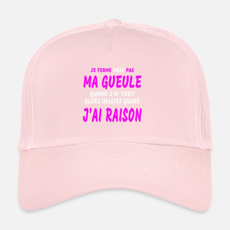 J'AI RAISON Casquette trucker 