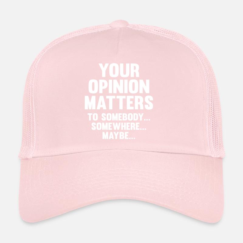 Votre opinion compte Casquette trucker 