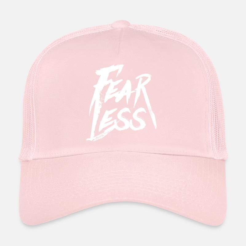 FEARLESS Pas de peur Audacieux Tendance Cool Élégant Casquette trucker 