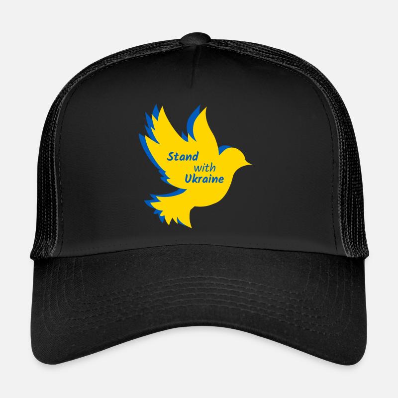 Ukraine Dove Drapeau de la Paix Casquette trucker 