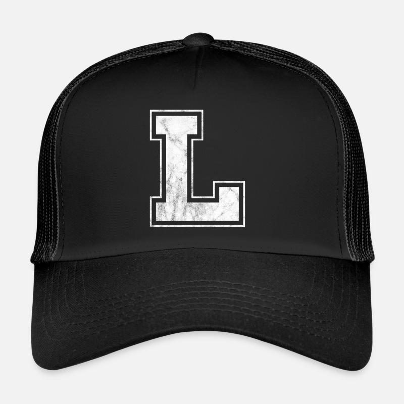 Lettre L Casquette trucker 