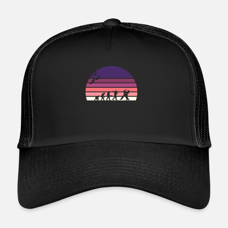 retro vintage sunset evolution DANCE Trucker Cap