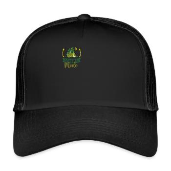 Camping - Trucker Cap - Schwarz/Schwarz - Vorne