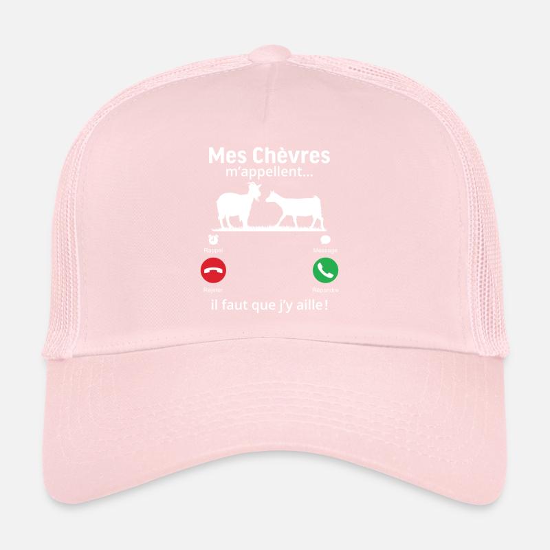 mes chèvres m'appellent il faut que j'y aille! Casquette trucker 