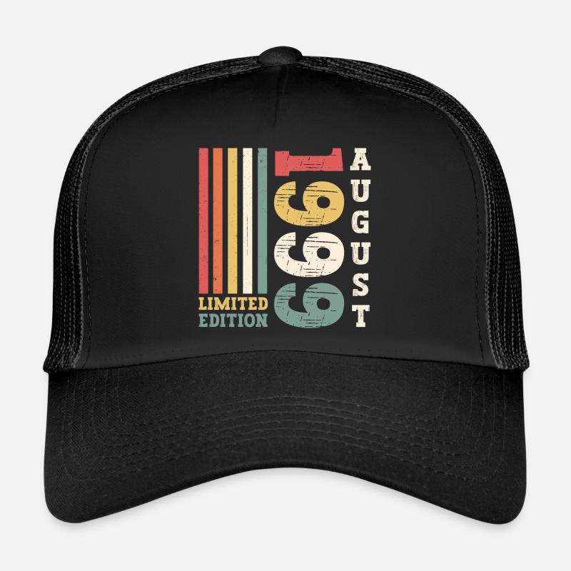 Limited Edition August 1999 23. Geburtstag Herren Trucker Cap