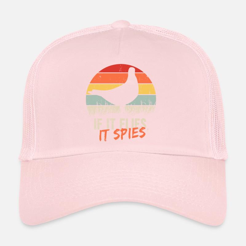 When it flies, it spies Trucker Cap