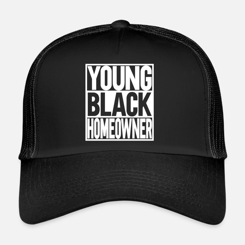 Young Black Homeowner Trucker Cap