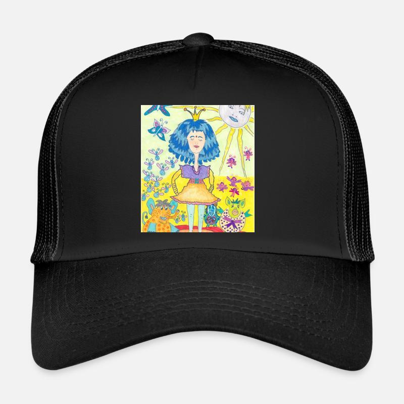 JasminEs World - Trucker Cap - Schwarz/Schwarz