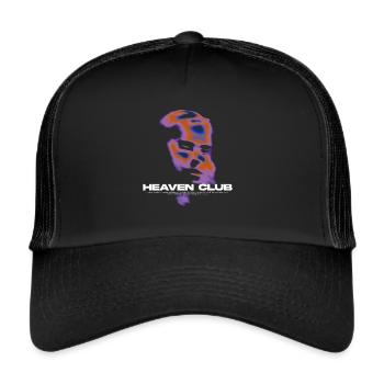 HEAVEN CLUB - Trucker Cap - Schwarz/Schwarz - Vorne