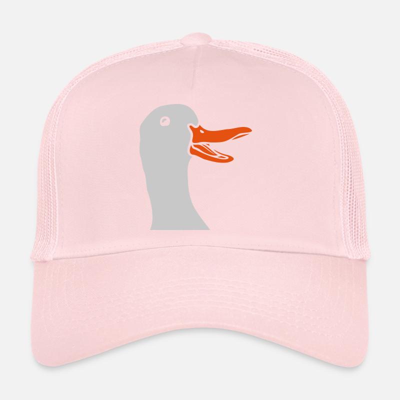 Lustige Comic Gans Kopf Trucker Cap