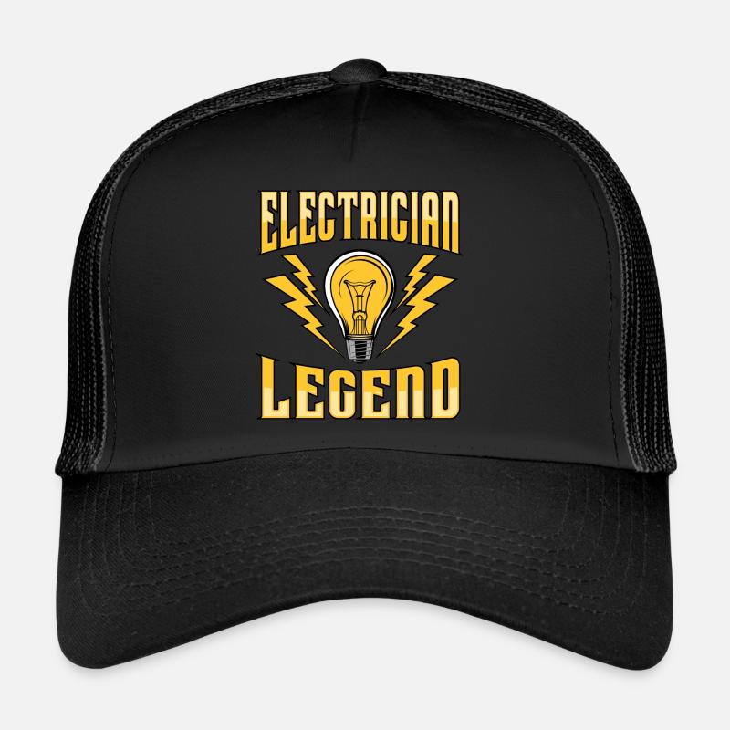 Ironic Saying Electrician Craftsman Electro Trucker Cap