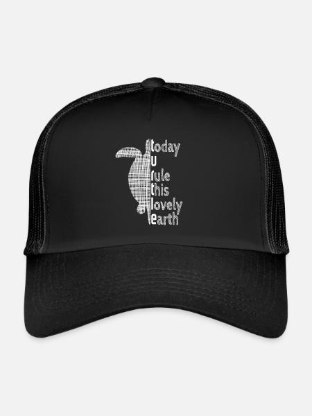 Turtle - Trucker Cap - Schwarz/Schwarz