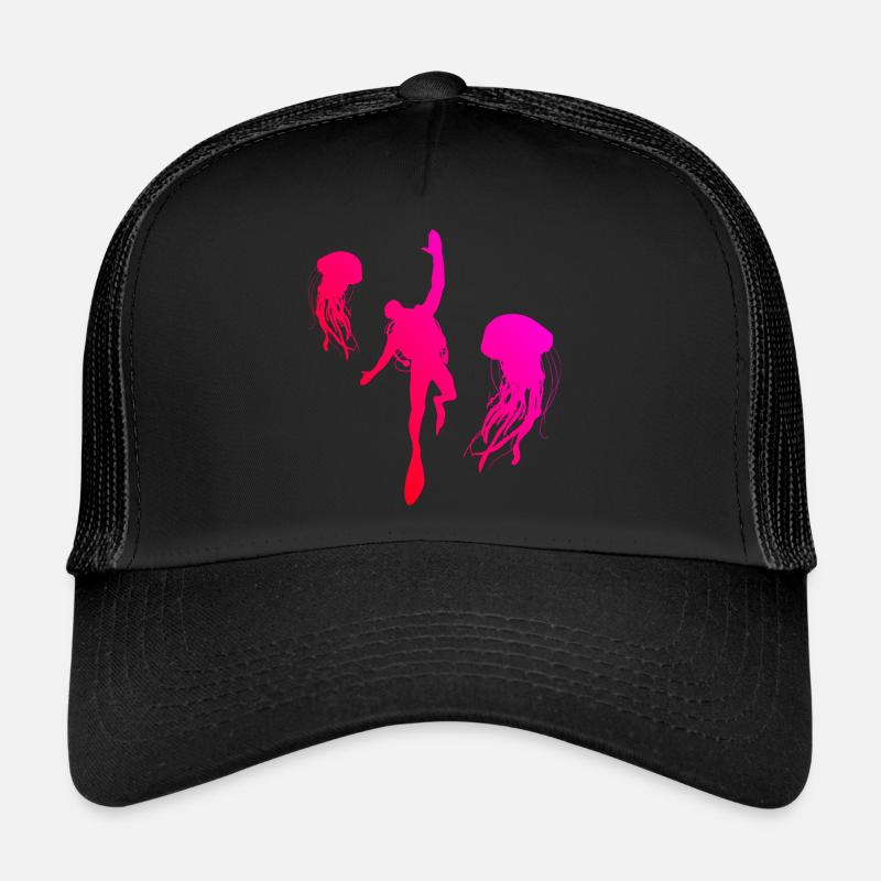 Plongée Plongée Plongée Libre Hommes Plongeurs Casquette trucker 