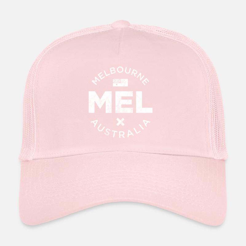 MEL, Melbourne Australien Trucker Cap