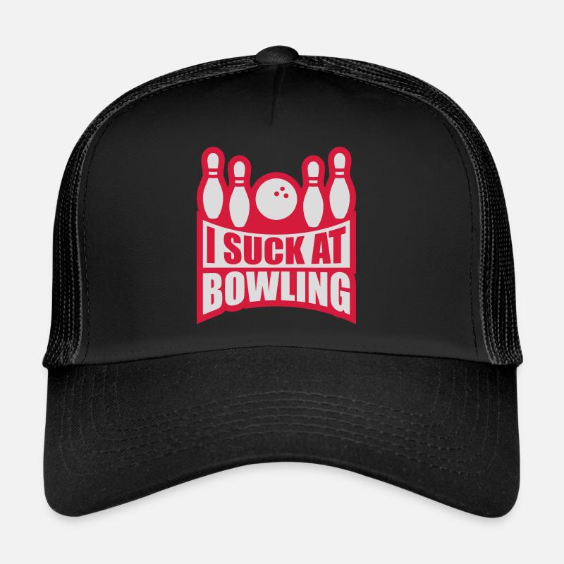 I suck at bowling Trucker Cap