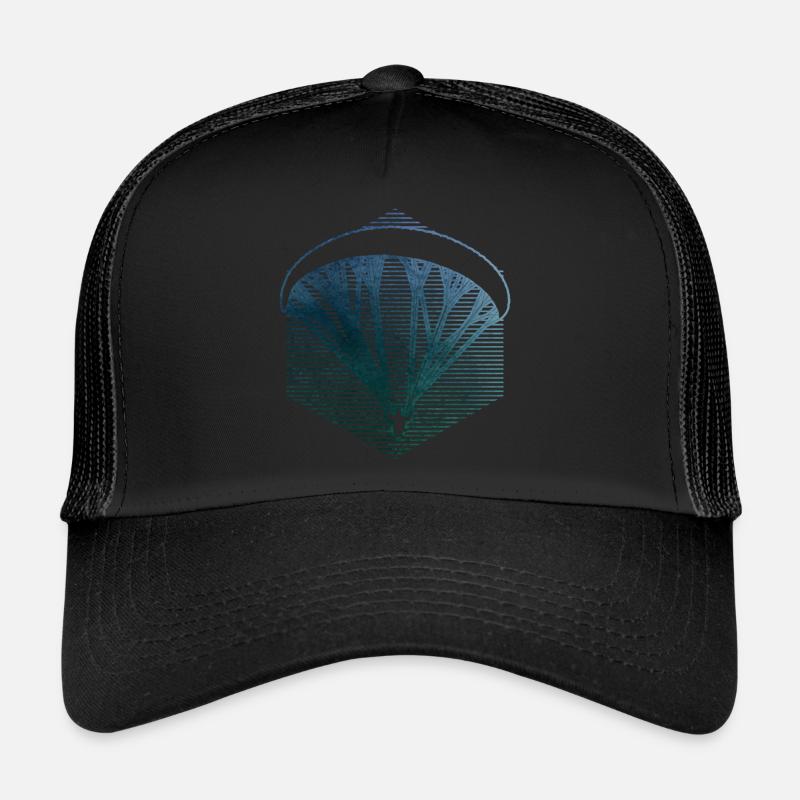 Paragleiter Paragleiten Parapente Gleitschirm Casquette trucker 