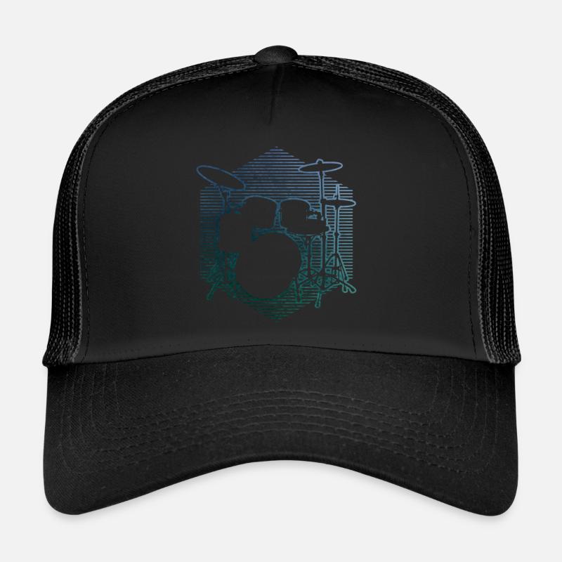 Drumming Drums Women Drummer Trucker Cap