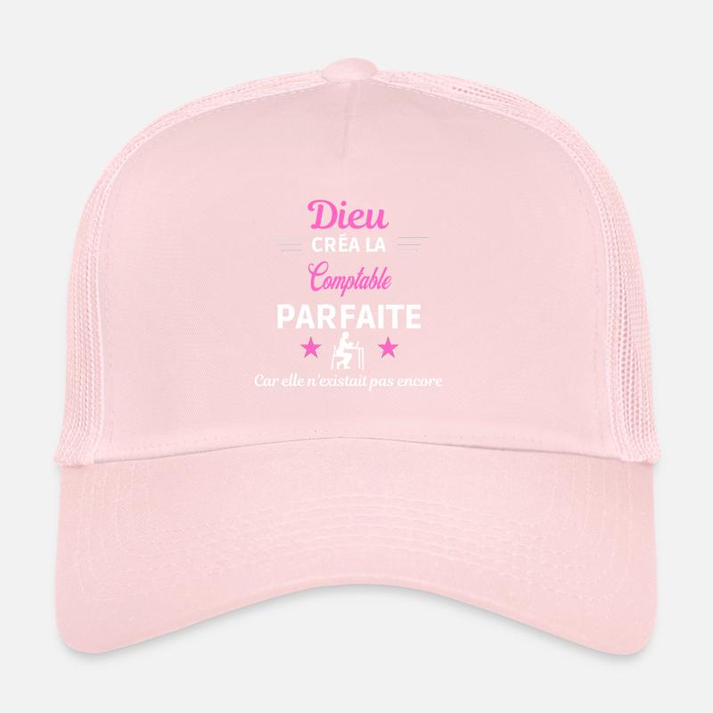 dieu créa la parfaite humour Comptable Casquette trucker 