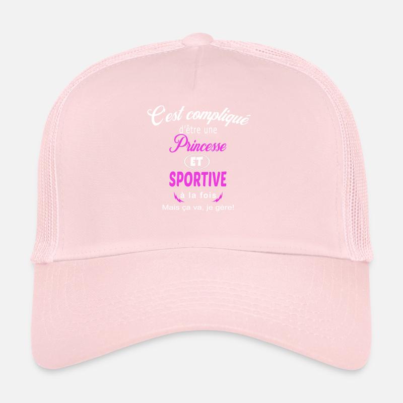 c'est compliqué princesse et sportive Casquette trucker 