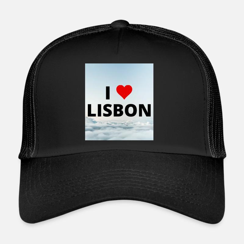 ICH LIEBE LISSABON Trucker Cap
