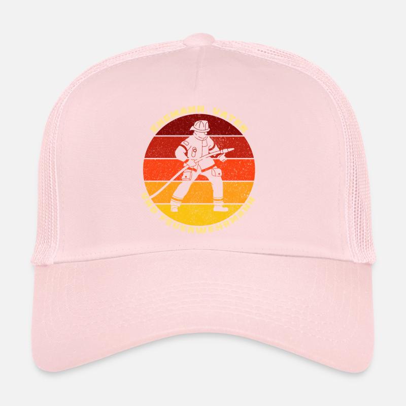 Ehemann Vater Feuerwehrmann Trucker Cap