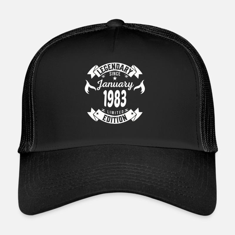 Legendary since January 1983 - Trucker Cap - black/black
