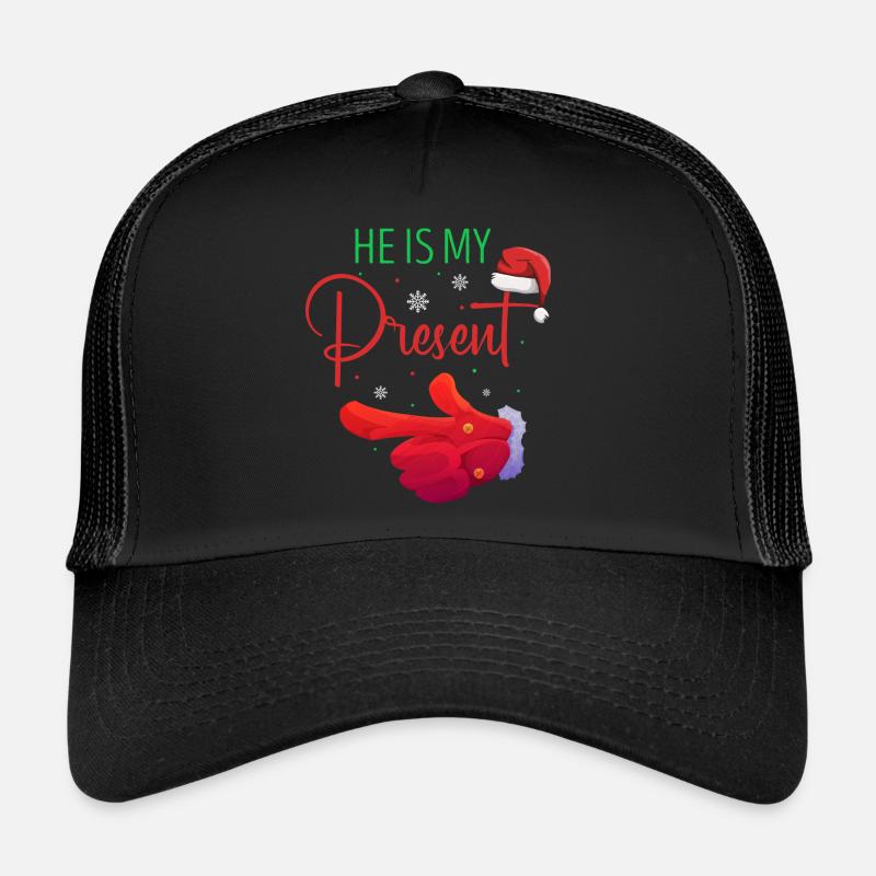 Il est mon mignon design de couples de Noël Casquette trucker 