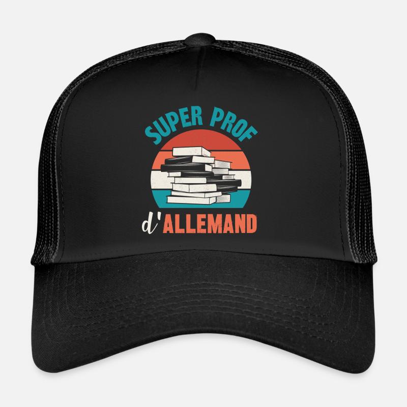 super prof d'allemand Casquette trucker 