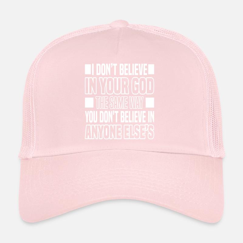 Dons athées Casquette trucker 