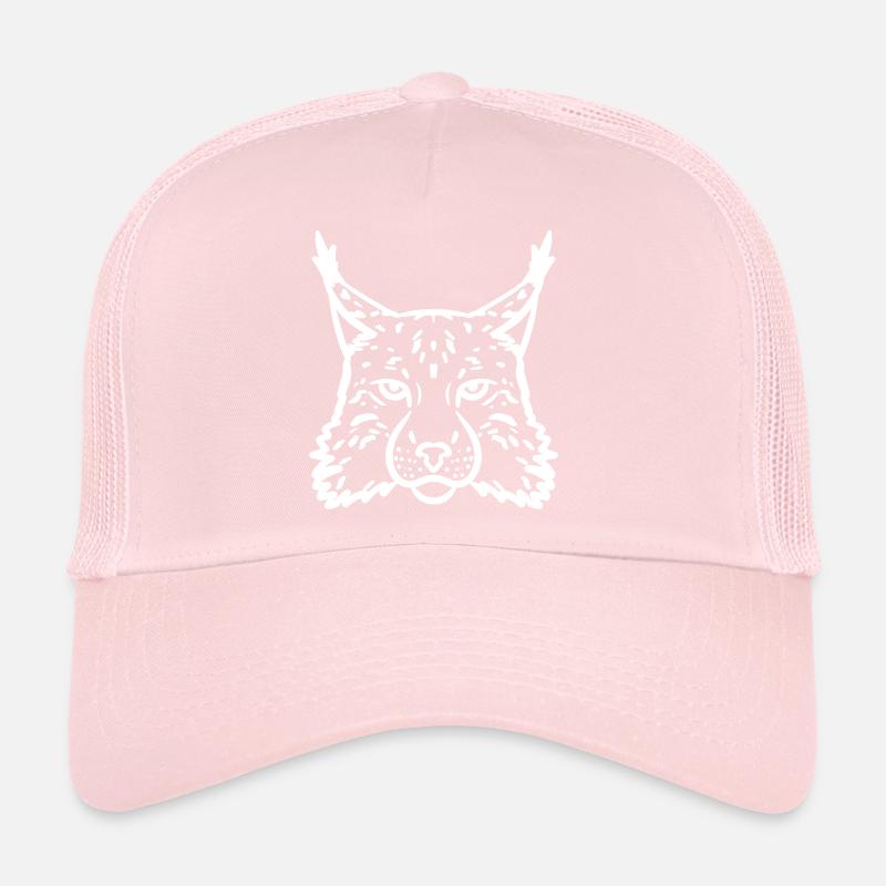 Lynx blanc Casquette trucker 