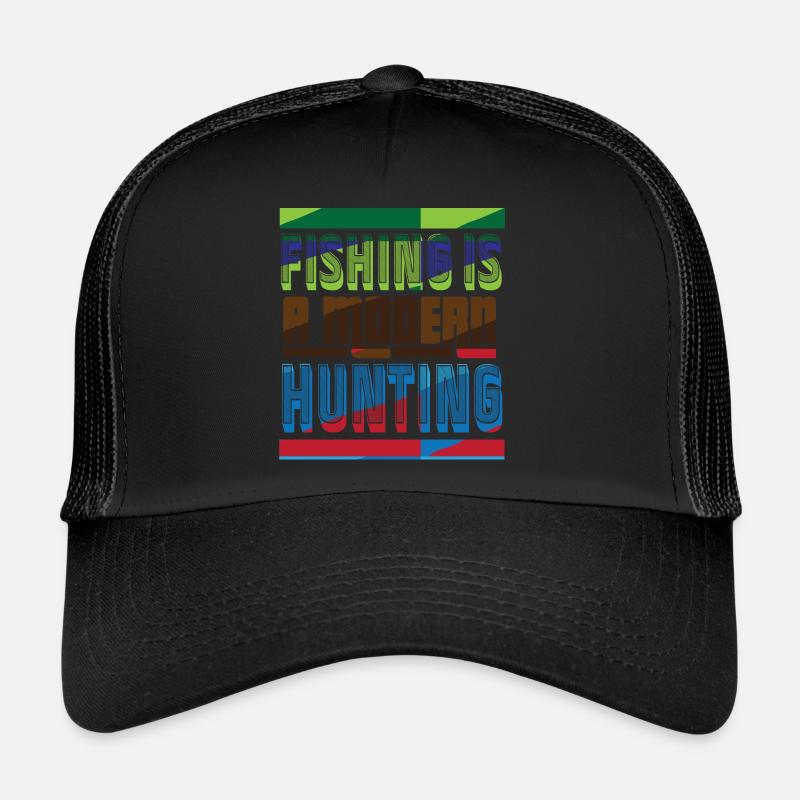 2 Angeln ist eine moderne Jagd Trucker Cap