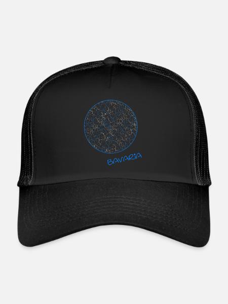 Kreis Bavaria - Trucker Cap - Schwarz/Schwarz