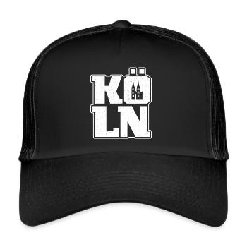 Carnaval de Cologne Souvenir Graphique Carnaval de Cologne - Casquette trucker  - noir/noir - Devant
