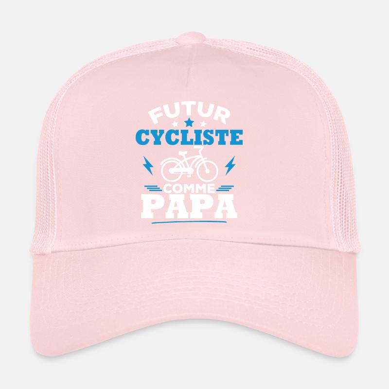 Futur cycliste comme papa Casquette trucker 