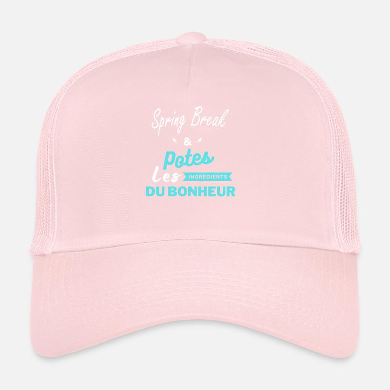 potes les ingrédients du bonheur Spring Break Casquette trucker 