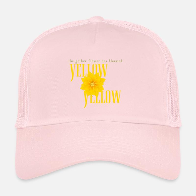 La fleur jaune Casquette trucker 