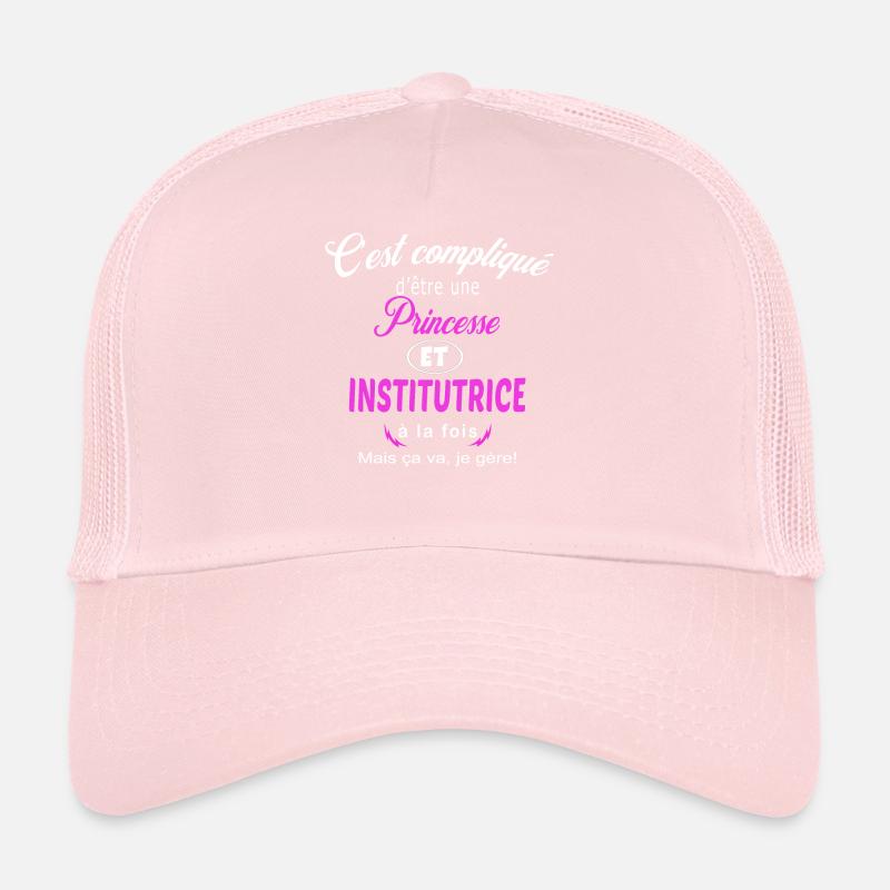 c'est compliqué princesse et institutrice Casquette trucker 