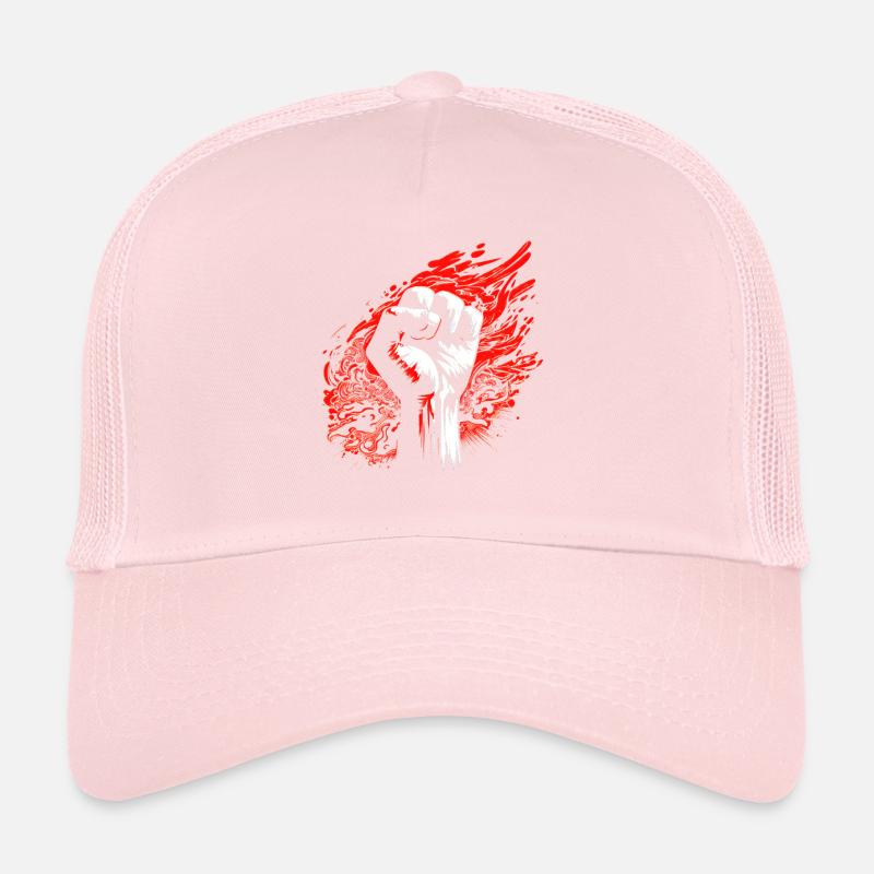 Poing levé Casquette trucker 