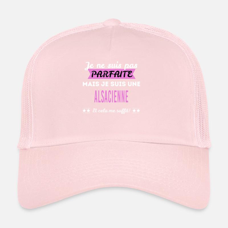 Je ne suis pas parfaite Alsacienne Casquette trucker 