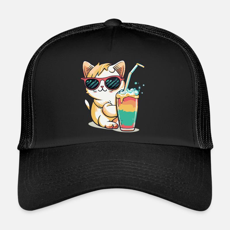 A cat lover's dream - Trucker Cap - black/black