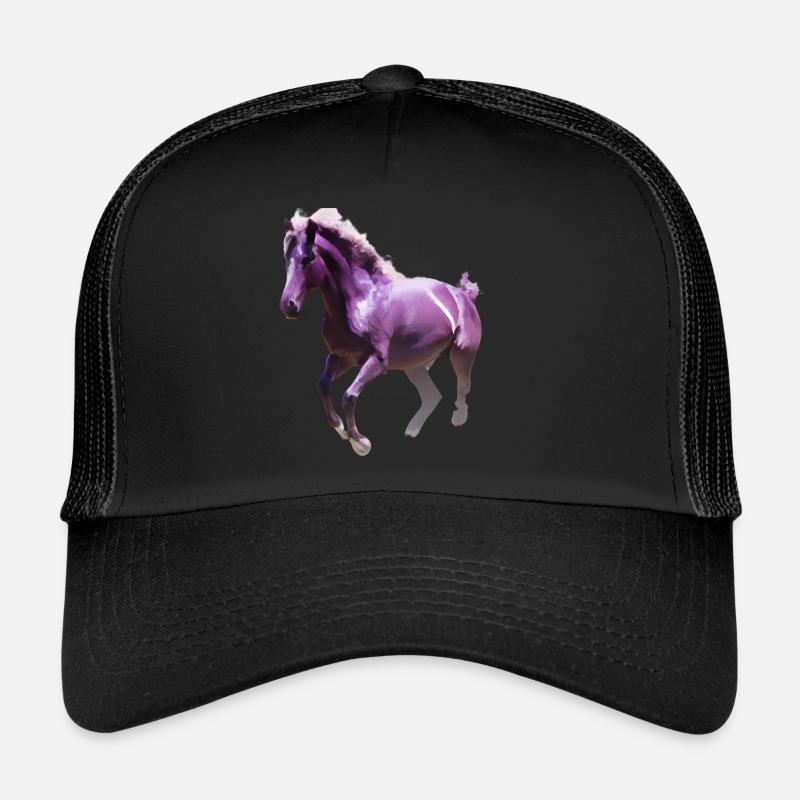 Cheval coloré Casquette trucker 