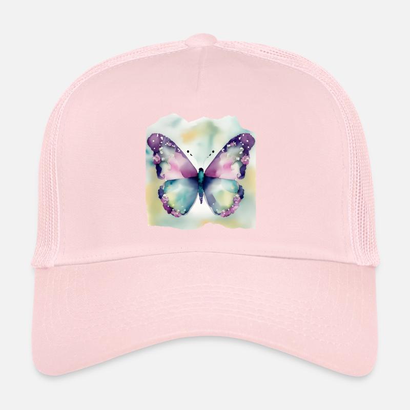 Schmetterlinge Muster Trucker Cap