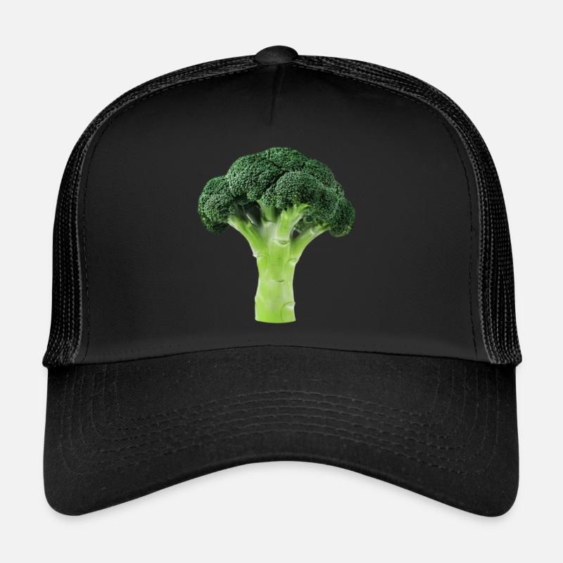 Brokkoli - Trucker Cap - Schwarz/Schwarz